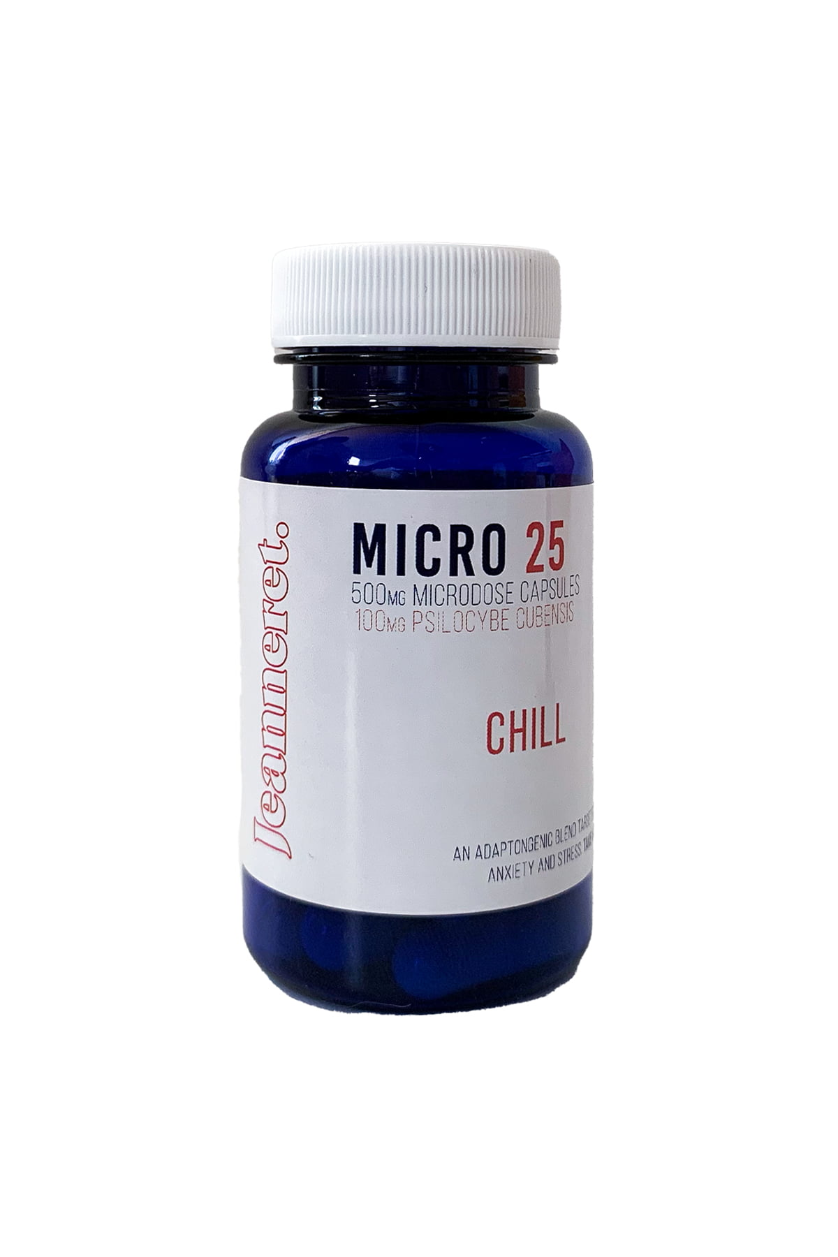 Jeanneret Botanical Micro 25 (Chill) Microdose Mushroom Capsules - Image 3