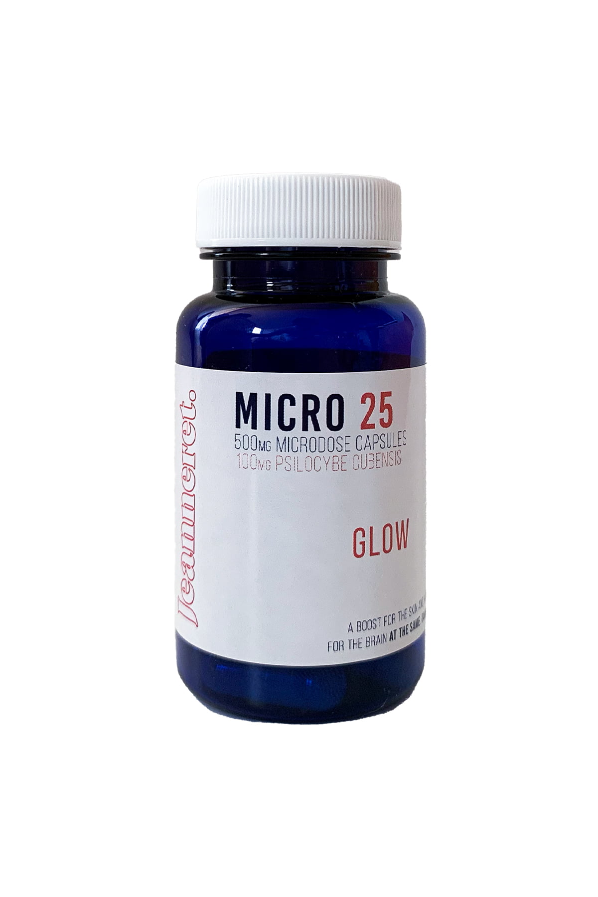 Jeanneret Botanical Micro 25 (Glow) Microdose Mushroom Capsules - Image 2