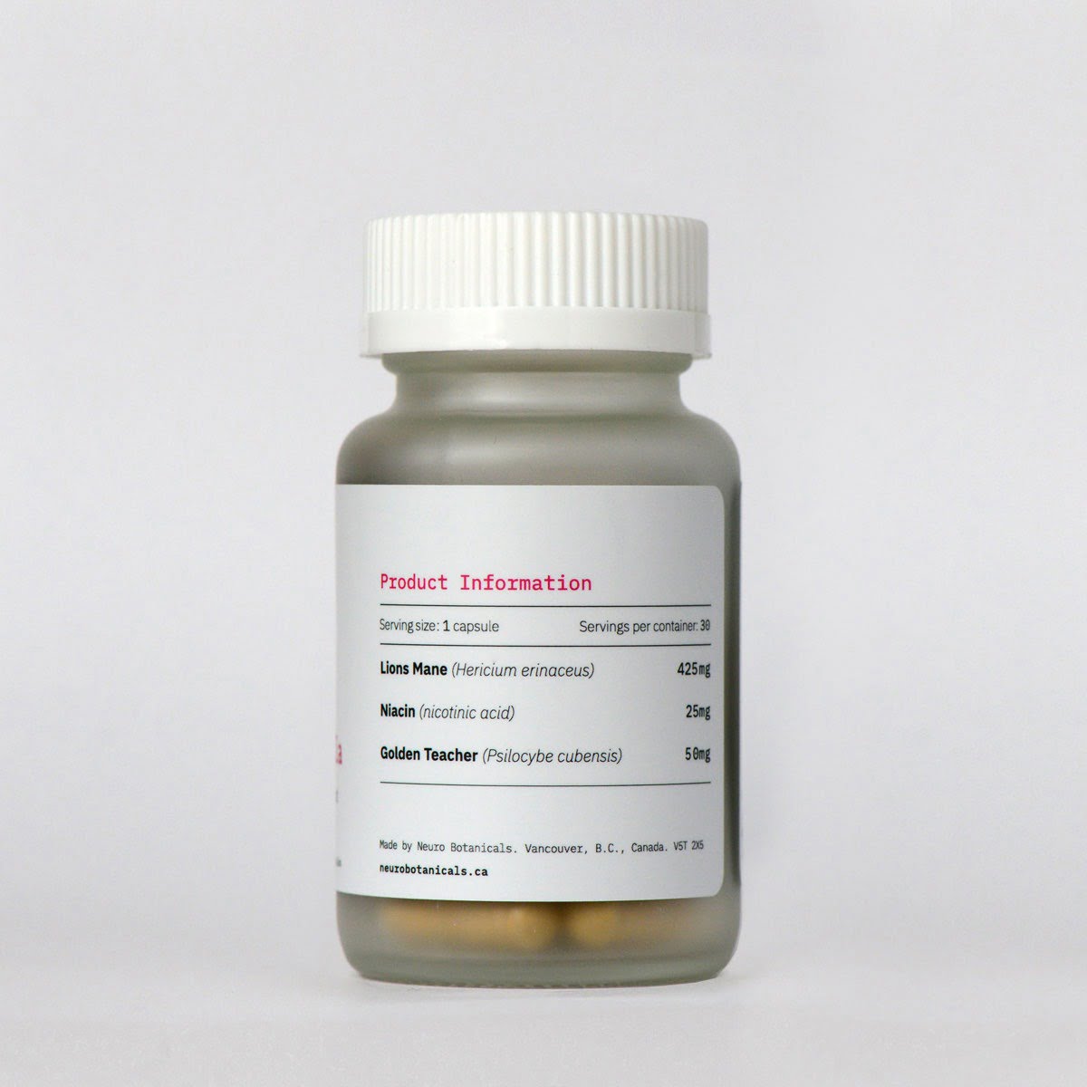 Neuro Botanicals (Brain Formula) Microdose Mushroom Capsules - Image 2