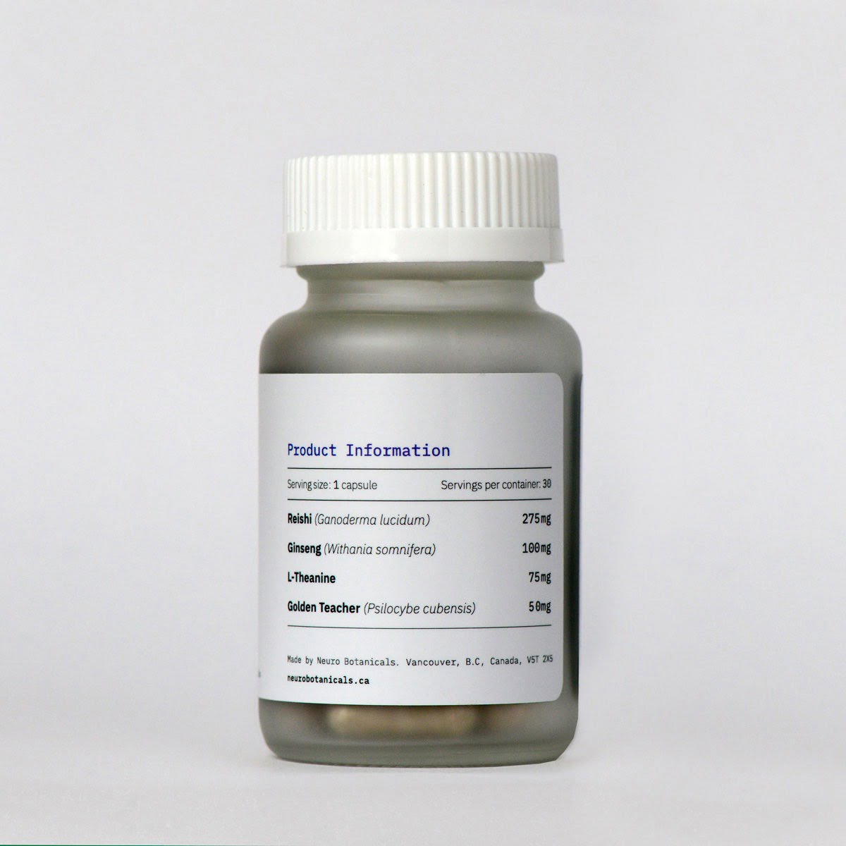 Neuro Botanicals (Calm) Microdose Mushroom Capsules - Image 3