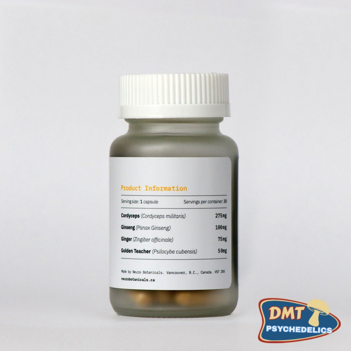 Neuro Botanicals (Focus) Microdose Mushroom Capsules - Image 3