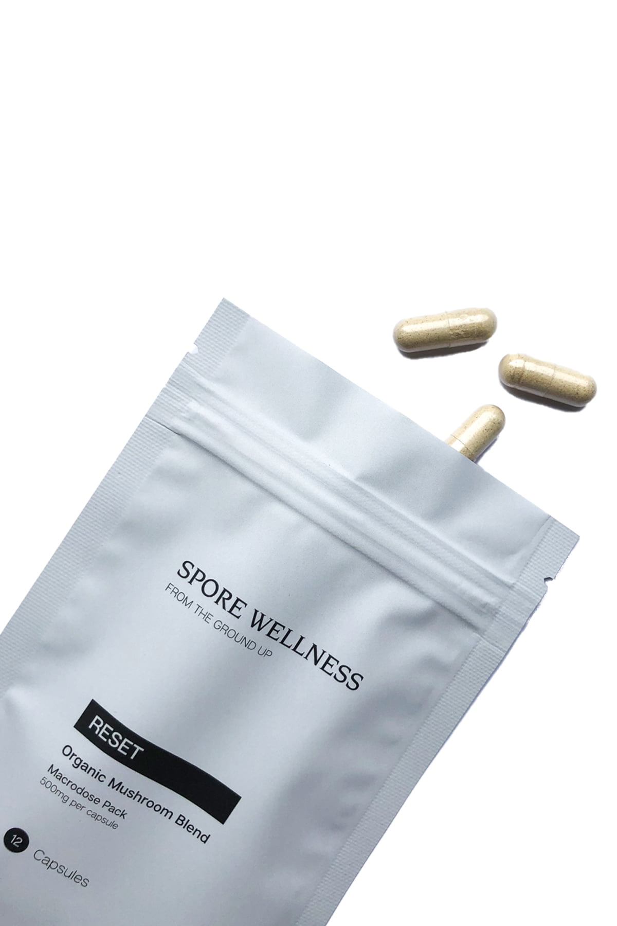 Spore Wellness (Reset) Macrodosing Mushroom Capsules (Choose from 5 Strains) - Image 2